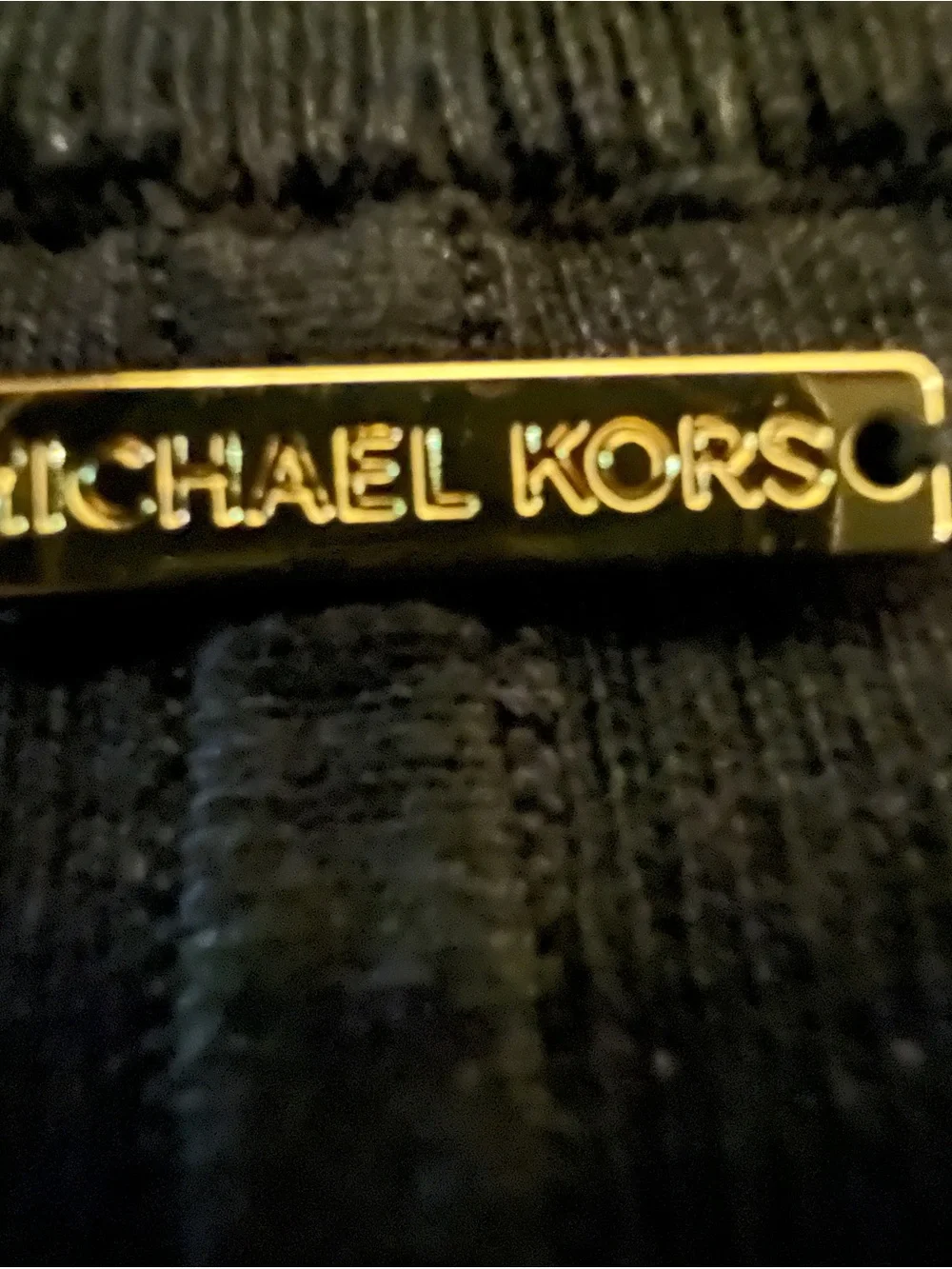 Michael Kors Black Turtleneck Poncho Sweater